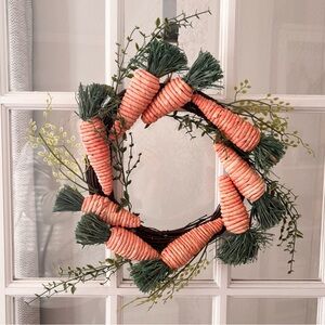 OPALHOUSE Spring Carrot Wreath 15”